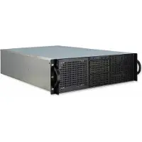Inter-Tech 3U 30255, räkkiasennettava serverikotelo, musta/harmaa