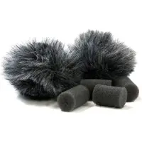 Rycote Karvainen tuulisuoja / nappimikrofoni 2kpl harmaa