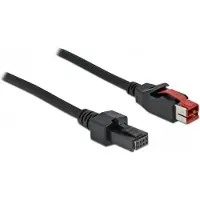 DeLOCK 85950, 1 m, 2 x 4 pin mini DIN, PoweredUSB, 24 V
