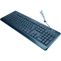 MediaRange MROS102, Täysikokoinen (100 %), Langallinen, USB, Mekaaninen, QWERTZ, Musta