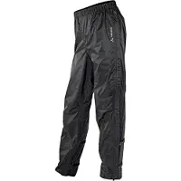 Vaude Bike Men's Fluid Full-zip Pants II, sadehousut, musta