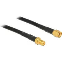 DeLOCK – Antenna Cable RP-SMA plug > RP-SMA jack CFD/RF200 1 m low loss (89423)