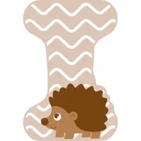 Small Foot - Wooden Animal Children's Letter - I