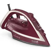 Tefal Ultimate Pure FV6820 Höyrysilitysrauta 2800 W punainen, hopea
