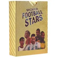 Best Trade 50 kpl Funny Soccer Gold Cards Lasten leluja
