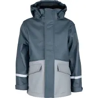 Lindberg Kids' Vestby Rain Jacket Fleece Blue/grey Sadetakit 120