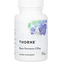 Thorne Research Inc. Basic Nutrients 2/Day Multivitamiini 60 kapselia