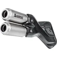 Akrapovic Slip-on Line Ducati Multistrada 950/1200 17-18 S-d9so10-hifft Ei-homologoitu Slip-on äänenvaimennin