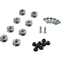 SW-Motech -sovitinsarja PRO-sivutelineelle - AERO ABS -sivukoteloille. 2 kotelon asennus.
