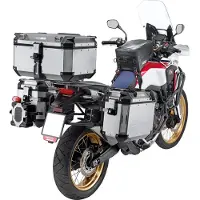 Givi Trekker Outback Monokey Cam Honda Crf1000l Africa Twin Sivulaukkujen Asennus