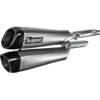 Akrapovic Line Titaniums Scrambler 1200 19-20 Ref:s-t12so3-hcqt Ei-homologoitu Slip-on äänenvaimennin