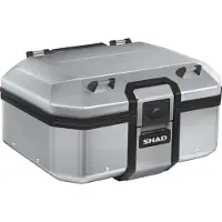 Shad Perälaukku TR37 Terra Aluminium 37L ALUMIINI 37 L HOPEA ruskea