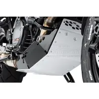 SW-Motech Moottorin suojus - musta/hopea. KTM 1090 Adv, 1190 Adv/R, 1290 SAdv.