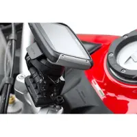 SW-Motech GPS-kiinnike ohjaustankoon - musta. Ducati Multistrada 1200 / 950 / 1260 / V2.