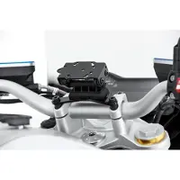 SW-Motech GPS-kiinnike ohjaustankoon - musta. BMW / Triumph-mallit, Himalaja.