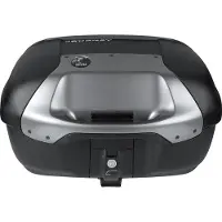 Hepco & becker TOPCASE JOURNEY RECON 42L MUSTA/ARTIC, HEPCO+BECKER harmaa