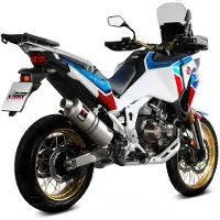MIVV Dakar Honda Crf 1100 L Africa Twin 2020-24 H.079.lekx Homologoitu Slip On äänenvaimennin