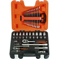 Bahco hylsysarja S410, 1/4"+1/2", 41 osaa