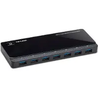 TP-LINK 3.0 USB-A -hubi, 7x USB-A +2x USB-A 2.4A, musta