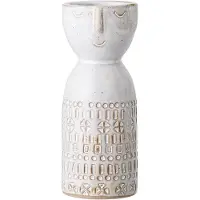 Bloomingville Vase, Hvid, Stentøj - White - H14.5CM