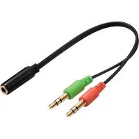 Sandberg Headset-adapteri mobiilikuulokkeille PC-käyttöön