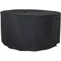 Ebuy24 Huonekalujen päällinen Luxury 185x185x95cm, musta