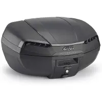 Givi TOPCASE E46 RIVIERA MONOLOCK-LEVY 46L Musta/Sävytetty sininen