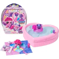 Hatchimals Alive Neon-sateenkaari Bestie Pool Party -allasjuhlat kahdella v rillisell parhaalla yst v hahmolla, paljastavat munat, 14 tarviketta