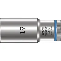 Wera Kuusiohylsy WE05004541001; HEX; 3/8''; 19x64 mm