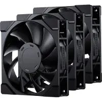 Phanteks M25 Gen2 120 mm PWM -kotelotuuletin, musta, 3 kpl pakkaus