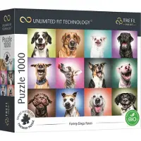 Trefl Prime Puzzle Funny Dogs Faces 1000p palapeli
