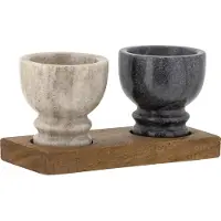 Bloomingville Inesa Salt & Pepper Jar - Beige - 0.07 CL