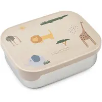 Liewood Arthur Printed Lunchbox - Cream - ONE SIZE