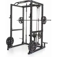 Dinox Voimateline Power Rack ylä- ja alataljalla, 213 cm, Voimateline , Power Rack Ylä- ja alataljalla