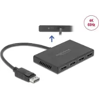 DeLOCK – DisplayPort 1.4 Splitter 1 x DisplayPort in to 4 x DisplayPort out (87794)