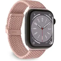 Puro Apple Watch Series 11/10/9/8/SE 3/SE (2022)/7/SE/6/5/4/3/2/1 Loop Hihna - 42mm/41mm/40mm/38mm - Pinkki