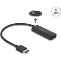 DeLOCK 64213, 0,18 m, HDMI-tyyppi A (vakio), DisplayPort + Micro-USB, Uros, Naaras, Suora