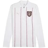 Puma Manchester City Harjoituspaita Pre Match 1/4 Vetoketju - Valkoinen/tumma Jaspis Lapset - , koko 176 cm