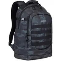 Rivacase Sherwood, 39,6 cm (15.6"), Notebook-lokero, Vedenpitävä, Polyesteri, Polyuretaani (7631 NAVY CAMO)