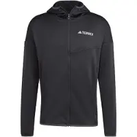Adidas Toiminnallinen fleecetakki 'Xperior' musta / valkoinen