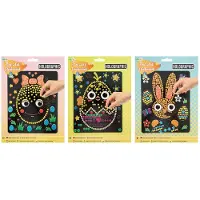 Grafix Easter Holographic Dot Art Set 22x18cm (Assorted)