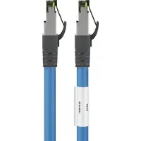 Goobay RJ45 (CAT 6A, 500 MHz) patch-kaapeli CAT 8.1 S / FTP raakakaapelilla, 14353