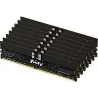 Kingston 256GB (8 x 32GB) FURY Renegade Pro DDR5 RDIMM, 6000MHz, ECC, CL32, 1.35V, musta