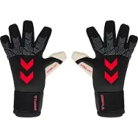 Hummel Maalivahdin Hanskat Hyper Grip - Musta/valkoinen/punainen, koko 8