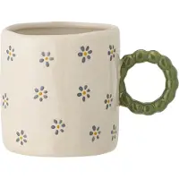 Bloomingville Dorthea kuppi 18 cl Valkoinen