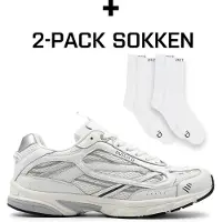 Dutch'd Matalavartiset tennarit 'Arena (Size runs small, order one size up)' offwhite