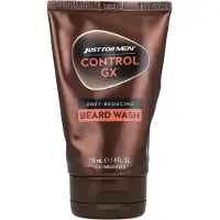 Just for men , Control GX, Harmaan Värien Vähentävä Karvoituspesu, 4 fl oz (118 ml)