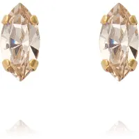 Caroline Svedbom Petite Navette Earrings - Gold - ONE SIZE
