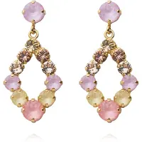 Caroline Svedbom Mini Delia Earrings - Pink - ONE SIZE