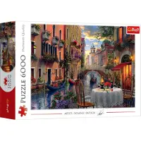 Trefl Puzzle 6000 – Romantic Supper palapeli, 6000 palaa